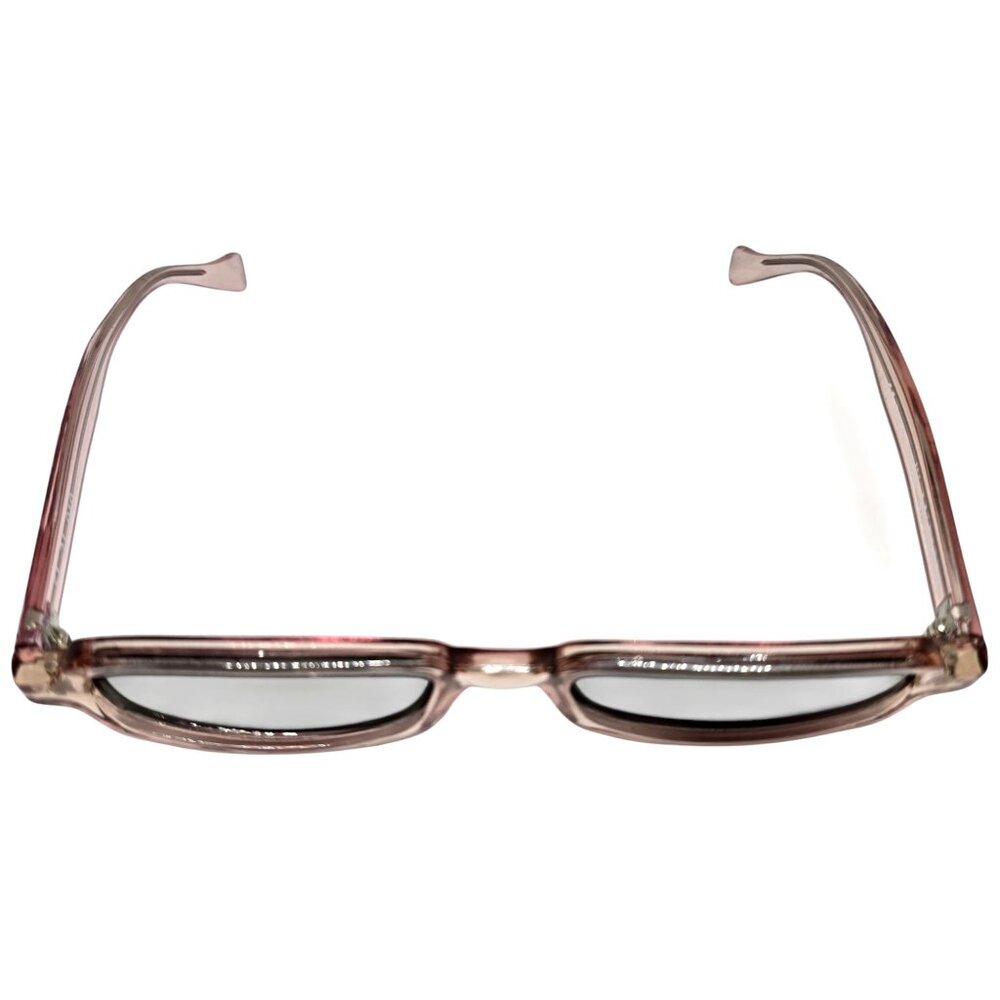MATMOS Transparent Pink Rectangular Sunglasses Gr… - image 2